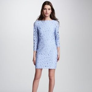 Diane Von Furstenberg Sarita Flower Lace Shift Dress - Size 0